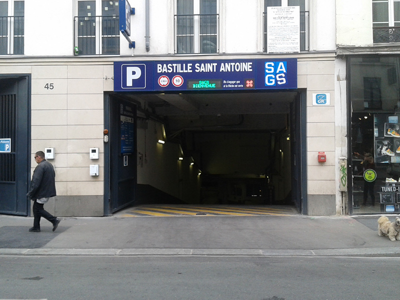 Photo pour le parking Parking Bastille entrée